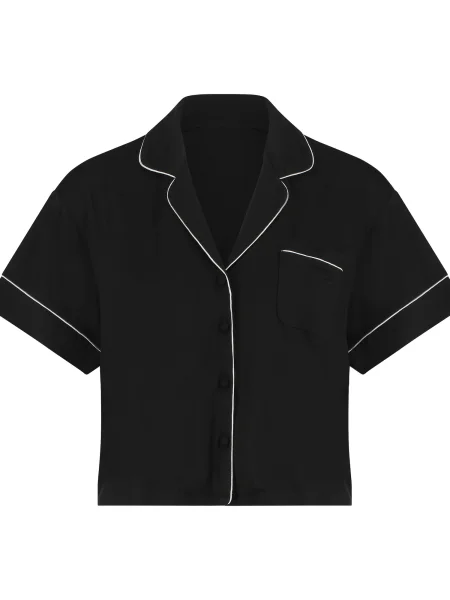 Hunkemöller Bluză de noapte Essential' negru