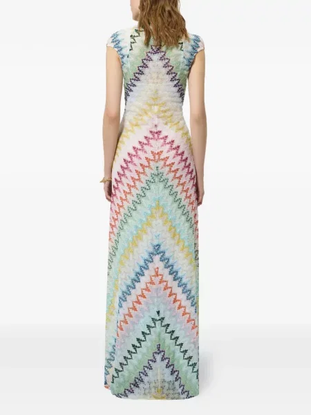 Rochie maxi Missoni cu imprimeu geometric