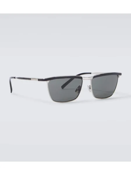 Ochelari de soare Saint Laurent argintiu