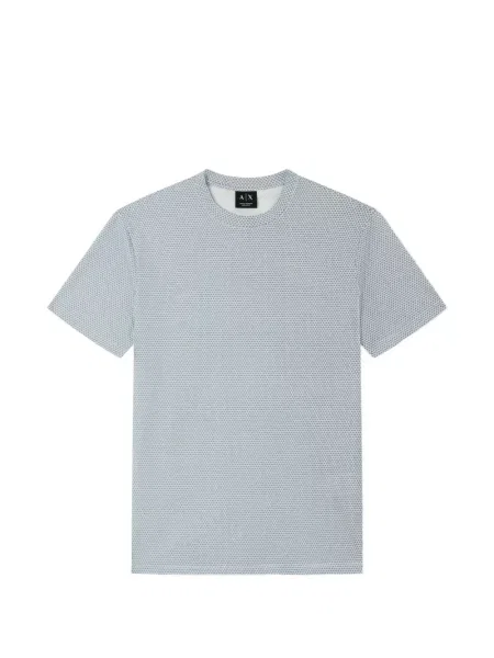 Tricou Armani Exchange cu imagine albastru
