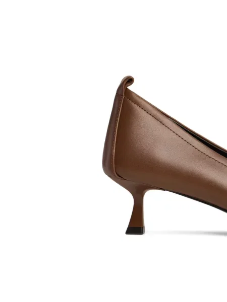Pantofi cu toc 12 Storeez din piele maro