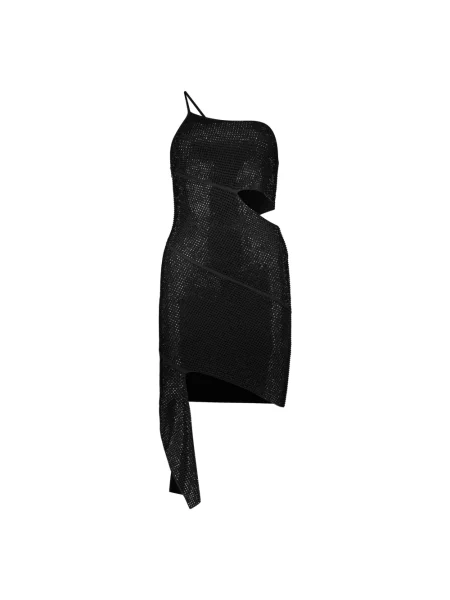 Sukienka Andrea Adamo asymetryczna czarna