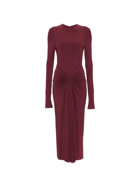 Rochie midi Victoria Beckham roșu