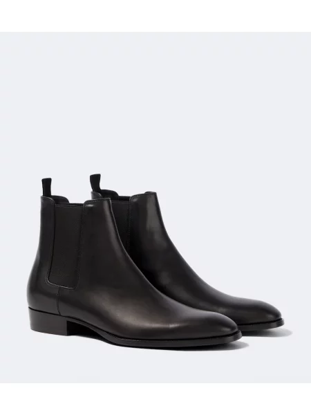 Botine chelsea Saint Laurent din piele negru