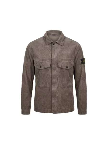 Kurtka Stone Island z kamieniami brązowa