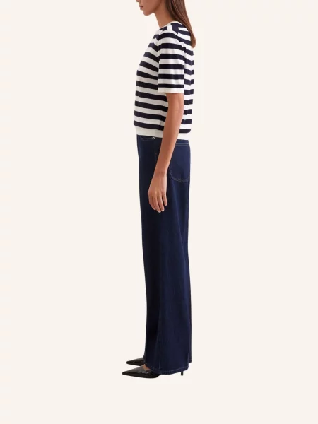 Seidensticker Sweter blau granatowy