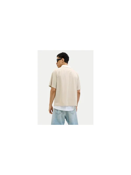 Jack&Jones Pólóing Lido Loose Fit bézs