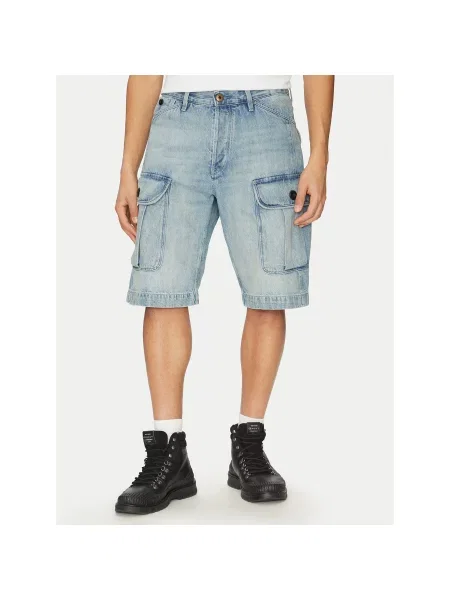 G-Star Raw Farmer rövidnadrág Bend 3D Cargo Relaxed Fit kék
