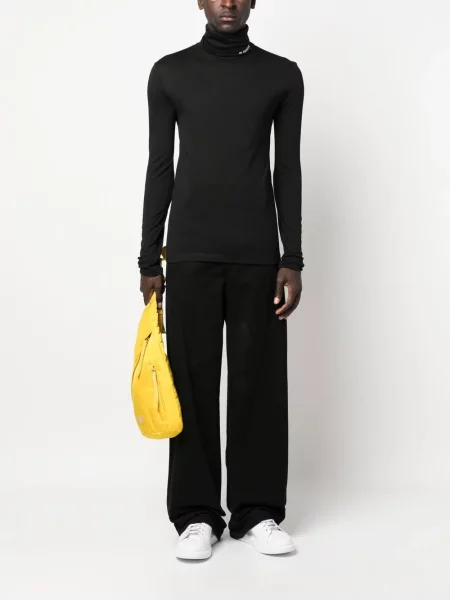 Raštuotas megztinis Jil Sander juoda