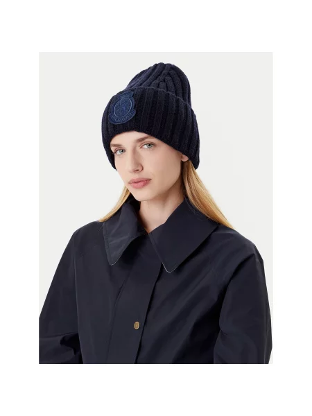 Kapa Tommy Hilfiger Th Crest Fluffy Mornarsko modra