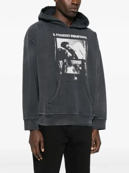 Majica s kapuljačom Enfants Riches Déprimés siva