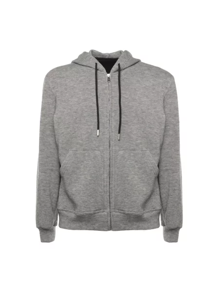 Bluza z kapturem Giuliano Galiano z kapturem szara