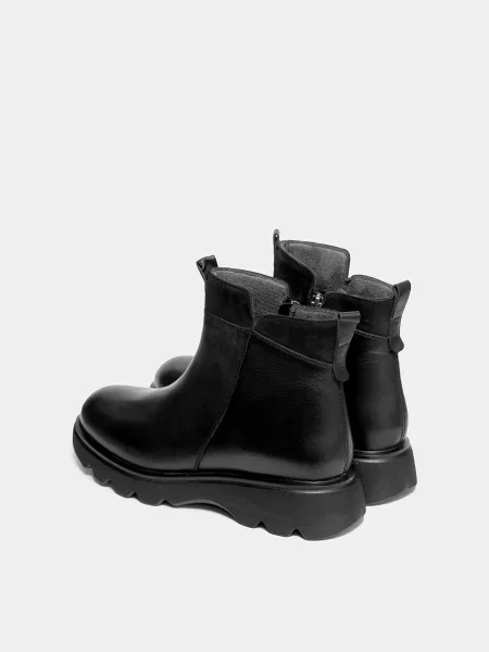 Кожаные ботинки Forelli черные