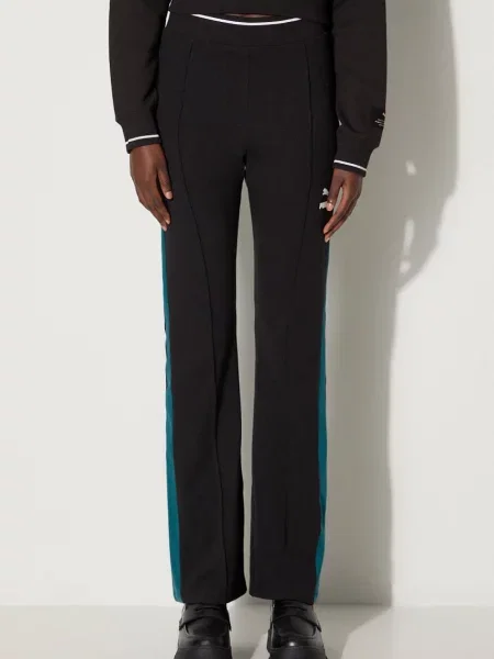 Spodnji del trenirke Puma T7 Classics Play Paris Flared črna