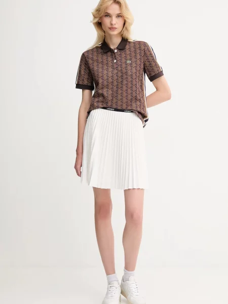 Поло Lacoste коричневое