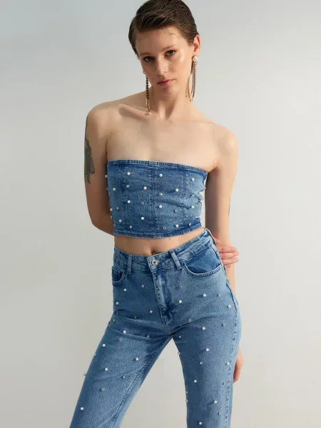 Trendyol Топ синій