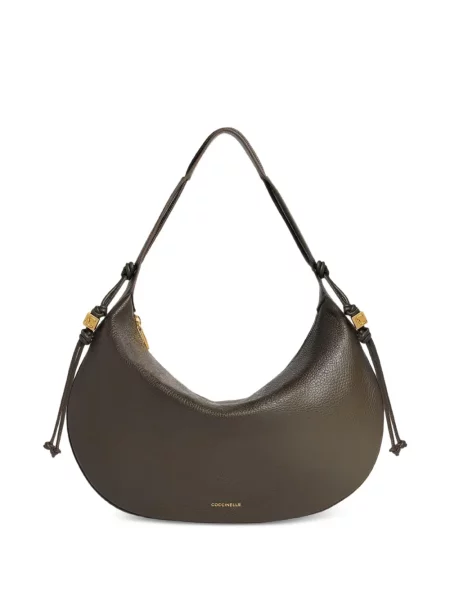 Geantă shopper Coccinelle din piele verde