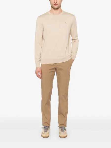 Плетена жилетка Polo Ralph Lauren бродирана синьо