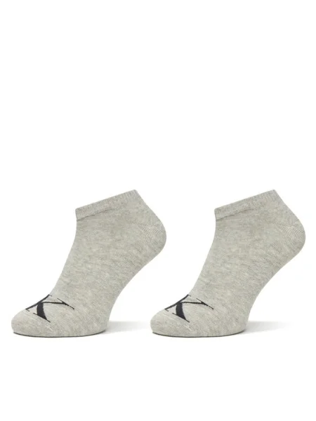 Calvin Klein 2 db-os zokni/titokzokni szett szürke