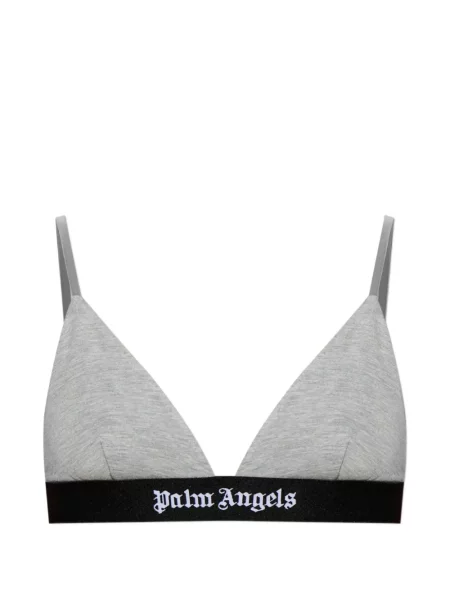Háromszög melltartó Palm Angels autogrammal szürke