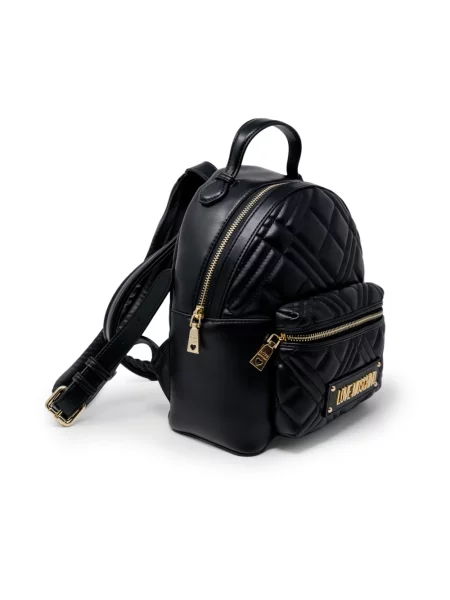 Plecak Love Moschino pikowany czarny