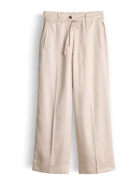 OPUS Pantaloni cu dungă Meeri' bej