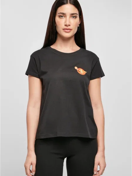 Merchcode Tricou Lola galben pastel / roșu orange alb negru