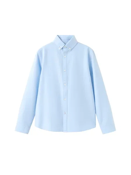 MANGO KIDS Cămașă ROXFORD deschis albastru