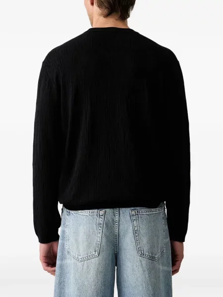 Lung pulover Armani Exchange negru