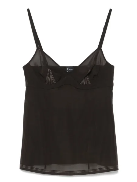 Maiou Carine Gilson de mătase maro