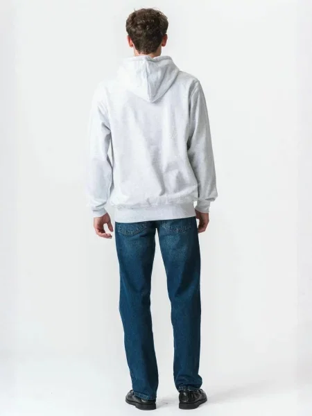 TEESHOPPEN Pulover Hoodie gri