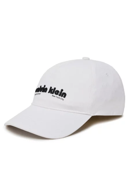 Czapka z daszkiem Calvin Klein Jeans białe