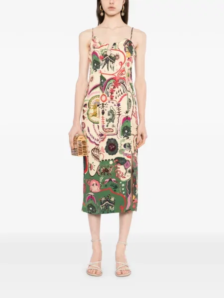 Rochie midi Farm Rio până la genunchi de costum
