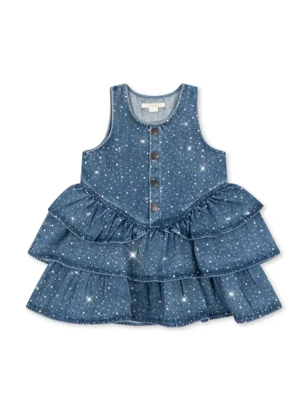 Konges Sløjd farmer ruha ELBA SPARKLE DRESS GOTS kék