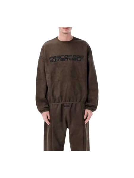 Bluza nierozpinana Fear Of God brązowa