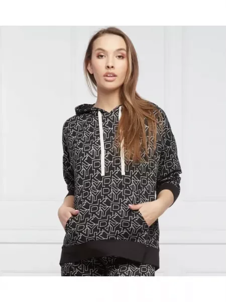 DKNY SLEEPWEAR Top de pijama negru