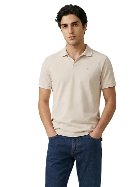 Polo majica Calvin Klein modra