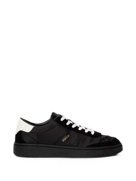 Sneakerși Hugo cu imagine negru