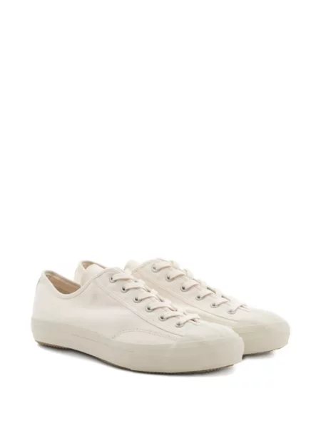 Sneakerși Moonstar cu șireturi din dantelă alb
