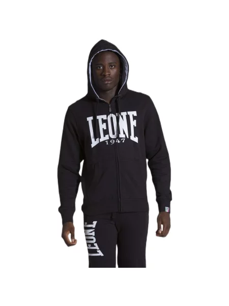 Hanorac din fleece Leone 1947 din fleece negru