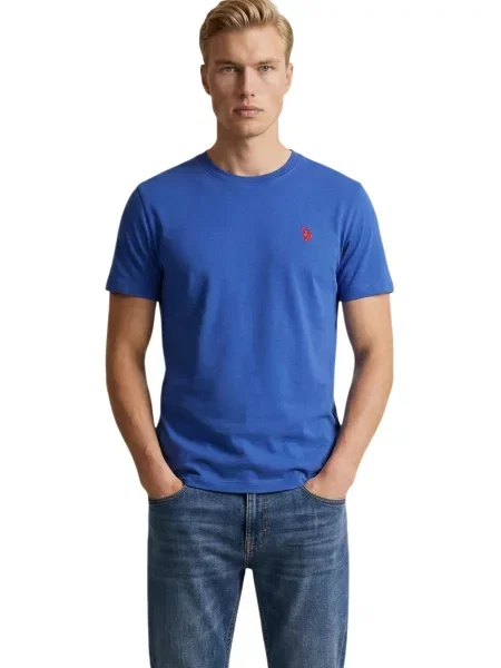 Polo majica U.s. Polo Assn. s kratkimi rokavi modra