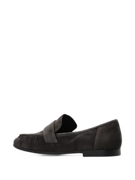 Pantofi loafer Black Suede Studio din piele de căprioară negru