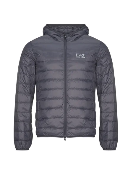 Geacă cu puf Emporio Armani Ea7 gri