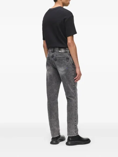 Blugi Karl Lagerfeld Jeans stretch gri