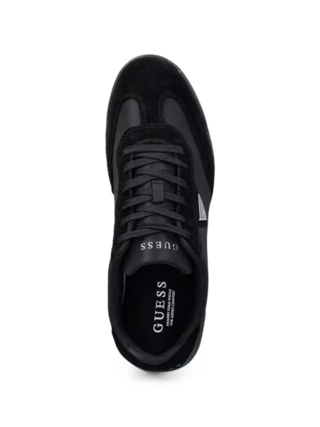 Sneakerși Guess cu autograf negru