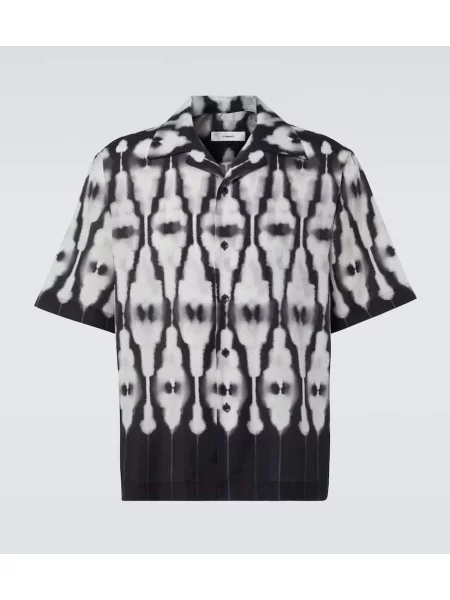 Svilena košulja Commas s printom