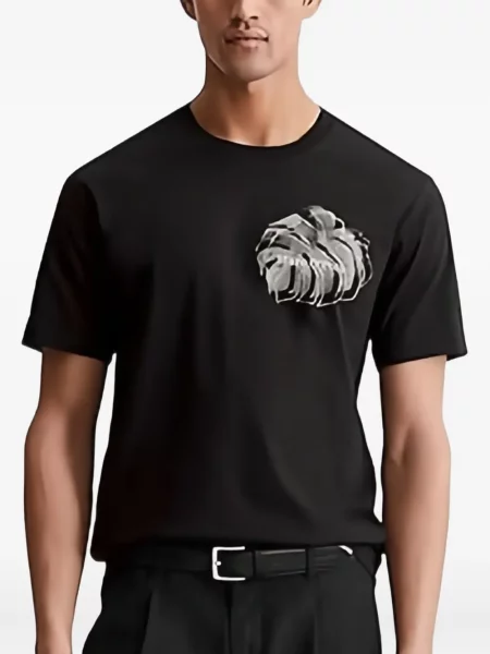 Tricou polo Marc O'polo cu imagine negru