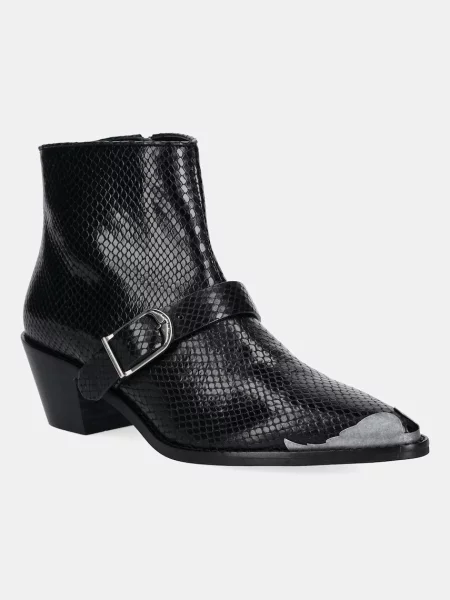 ZADIG&VOLTAIRE cizme de piele Tylow cu drept negru