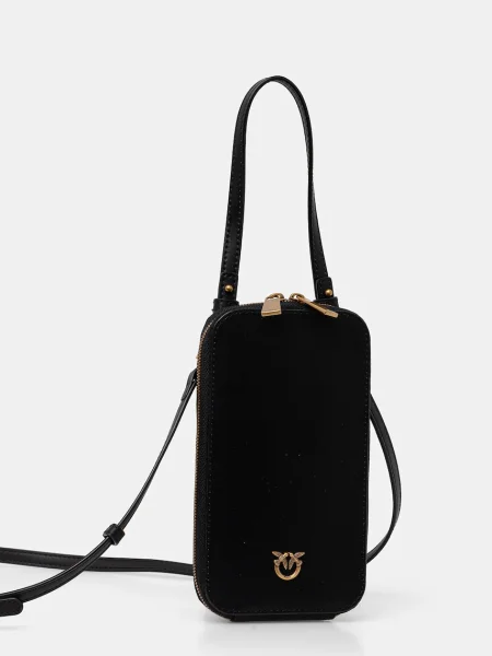 Geanta de piele Pinko din piele negru