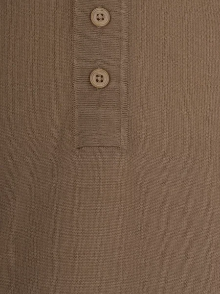 Lung tricou polo Paolo Pecora maro